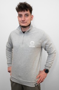 Bluza Half Zip SZARY (Męska/Damska)